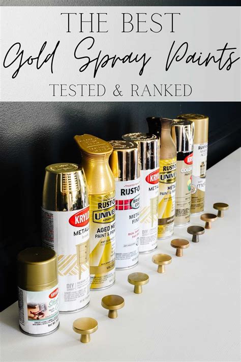 The 5 Best Metallic Gold Spray Paints for a Stunning Finish in 